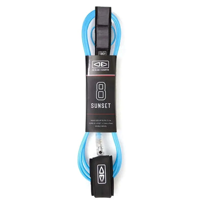 Ocean & Earth Sunset Surfboard Leash - 8ft - Buy online today at Down the Line Surf. International shipping available.