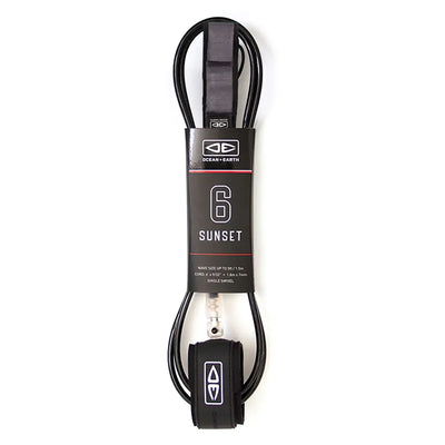 Ocean & Earth Sunset Surfboard Leash - 6ft - Buy online today at Down the Line Surf. International shipping available.