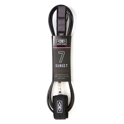 Ocean & Earth Sunset Surfboard Leash - 7ft - Buy online today at Down the Line Surf. International shipping available.