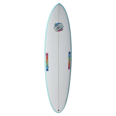 Ocean Magic OM Max Surfboard - Blue - Buy online today at Down the Line Surf. International shipping available.