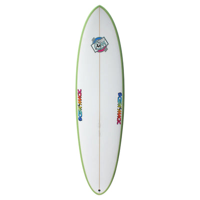 Ocean Magic OM Max Surfboard - Green - Buy online today at Down the Line Surf. International shipping available.