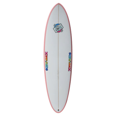 Ocean Magic OM Max Surfboard - Pink - Buy online today at Down the Line Surf. International shipping available.