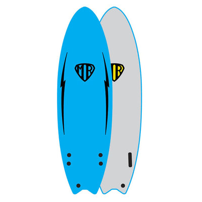 Ocean & Earth MR EZI Rider Twin Fin - Blue - Buy online today at Down the Line Surf. International shipping available.