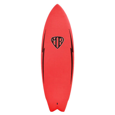 Ocean & Earth MR Epoxy Twin Fin - Red - Buy online today at Down the Line Surf. International shipping available.