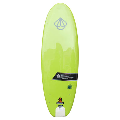 Ocean & Earth The Bug Mini 58" Softboard - Lime - Buy online today at Down the Line Surf. International shipping available.