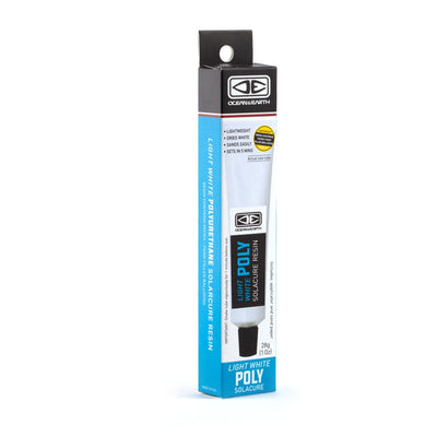 Ocean & Earth Light White Poly Solacure Resin - 1 OZ - Buy online today at Down the Line Surf. International shipping available.