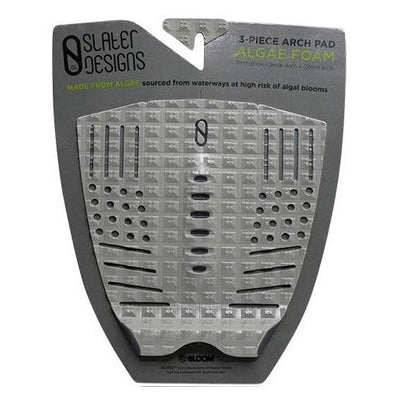 Firewire Slater Designs 3 Piece Arch Tail Pad - Grey/Black - Buy online today at Down the Line Surf. International shipping available.