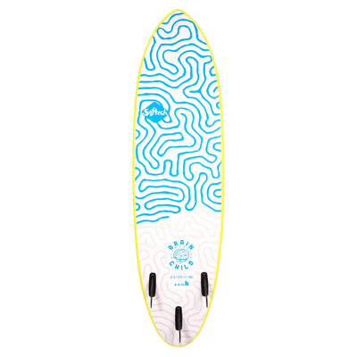 Softech Brainchild 6'3" Surfboard - Ice Yellow - Buy online today at Down the Line Surf. International shipping available.