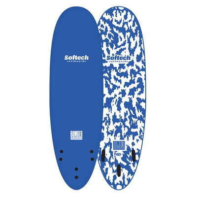 Softech Bomber 5'10" Surfboard - Blue/White - Buy online today at Down the Line Surf. International shipping available.