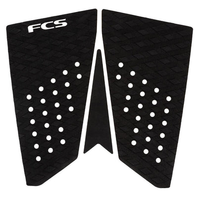 FCS T3 Fish 3 Piece Deck Pad - Black - Buy online today at Down the Line Surf. International shipping available.
