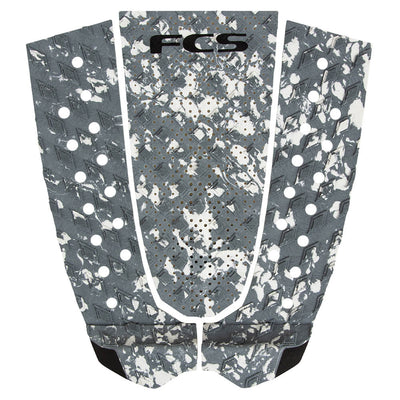 FCS T3 3 Piece Deck Pad - Grey Fleck - Buy online today at Down the Line Surf. International shipping available.
