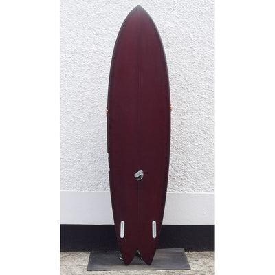 Thomas Surfboards Long Fish - 7'6" - Wine Sanded - Buy online today at Down the Line Surf. International shipping available.