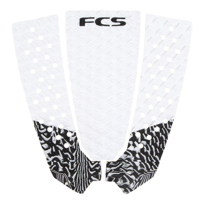 FCS Toledo 3 Piece Deck Pad - White - Buy online today at Down the Line Surf. International shipping available.