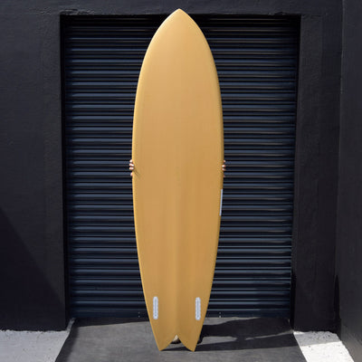 Vouch Mid Vish Surfboard - Inca Gold - 6'10" - Buy online today at Down the Line Surf. International shipping available.