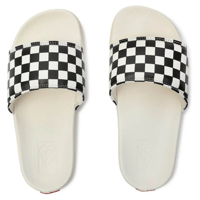 Vans La Costa Slide-On Shoes - White/Check - Buy online today at Down the Line Surf. International shipping available.