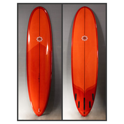 Bing Collector Midlength Surfboard - 7'10" - Burnt Orange - Buy online today at Down the Line Surf. International shipping available.