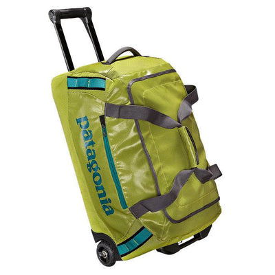 Patagonia Black Hole Wheeled Duffel Bag 45 litre - Chartreuse - Buy online today at Down the Line Surf. International shipping available.