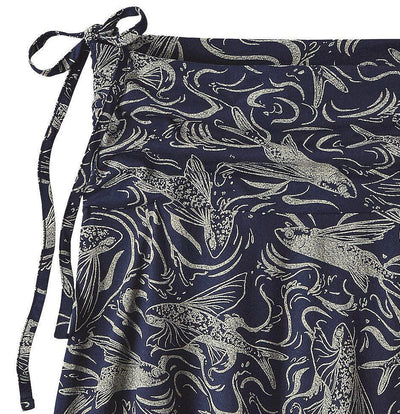 Patagonia Women's Lithia Skirt - Fish Splash: Navy Blue - Buy online today at Down the Line Surf. International shipping available.