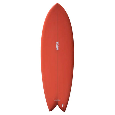 Vouch Vish Surfboard - Tangerine - 5'8" - Buy online today at Down the Line Surf. International shipping available.