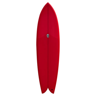 Christenson Long Phish 7'0" - Fire Engine Red - Buy online today at Down the Line Surf. International shipping available.