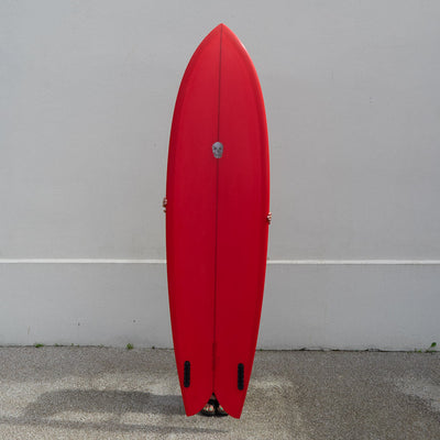Christenson Long Phish 7'0" - Fire Engine Red - Buy online today at Down the Line Surf. International shipping available.