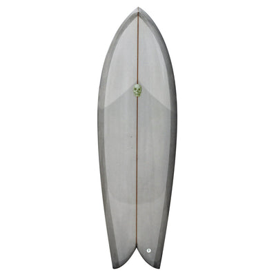Christenson Twin Fin Fish Surfboard - 5'10" - Smoke - Buy online today at Down the Line Surf. International shipping available.