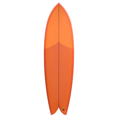 Christenson Long Phish 6'8" - Burnt Orange - Buy online today at Down the Line Surf. International shipping available.