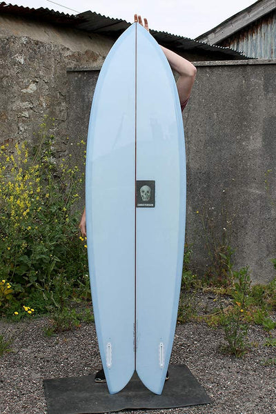 Christenson Long Phish 6'10" - Powder Blue - Buy online today at Down the Line Surf. International shipping available.