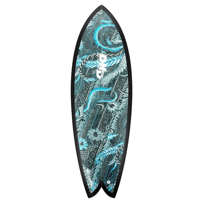 DHD Mini Twin Surfboard - Blue Scarlett - Buy online today at Down the Line Surf. International shipping available.