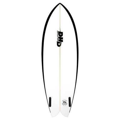 DHD Mini Twin Surfboard - Blue Scarlett - Buy online today at Down the Line Surf. International shipping available.