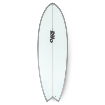 DHD Mini Twin II Surfboard - Summer Series - Grey Slate - Buy online today at Down the Line Surf. International shipping available.