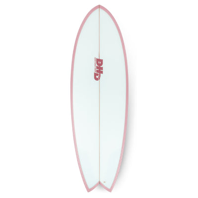 DHD Mini Twin II Surfboard - Summer Series - Pink Candy - Buy online today at Down the Line Surf. International shipping available.