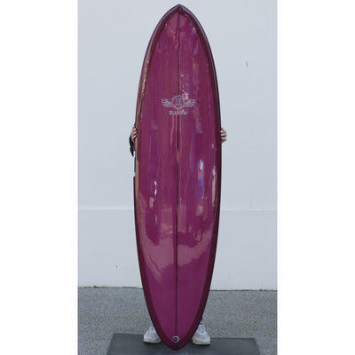 Jim Banks 2+1 Surfboard 6'10" - Dark Cherry - Buy online today at Down the Line Surf. International shipping available.