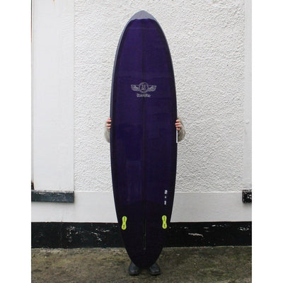 Jim Banks 2+1 Surfboard 7'2" - Purple Haze - Buy online today at Down the Line Surf. International shipping available.