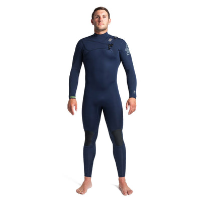 C-Skins Rewired 4/3mm Chest Zip Wetsuit - Slate/Diamond - Buy online today at Down the Line Surf. International shipping available.