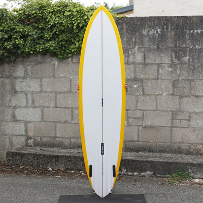 Pukas Lady Twin Surfboard - 6'8" - Yellow - Buy online today at Down the Line Surf. International shipping available.