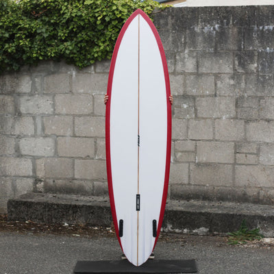 Pukas Lady Twin Surfboard - 7'0" - Red - Buy online today at Down the Line Surf. International shipping available.
