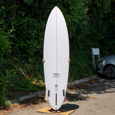Pyzel Mid Length Crisis Surfboard - Clear - Buy online today at Down the Line Surf. International shipping available.