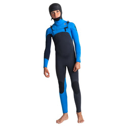 C-Skins Junior Session 5/4mm Chest Zip Hooded Wetsuit - Buy online today at Down the Line Surf. International shipping available.