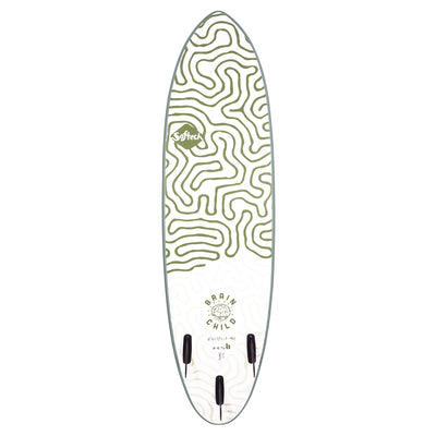 Softech Brainchild 7'0" Surfboard - Smoke Green - Buy online today at Down the Line Surf. International shipping available.