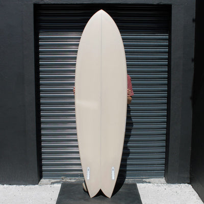 Vouch Mid Vish Surfboard - Ivory - 6'6" - Buy online today at Down the Line Surf. International shipping available.