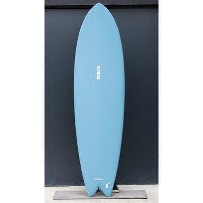 Vouch Mid Vish Surfboard - Storm Blue - 6'8" - Buy online today at Down the Line Surf. International shipping available.