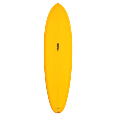 Vouch Nuevo Surfboard - Golden Yellow 6'10" - Buy online today at Down the Line Surf. International shipping available.