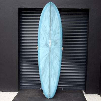 Vouch Twin Nuevo Surfboard - Blue Marble - 7'0" - Buy online today at Down the Line Surf. International shipping available.